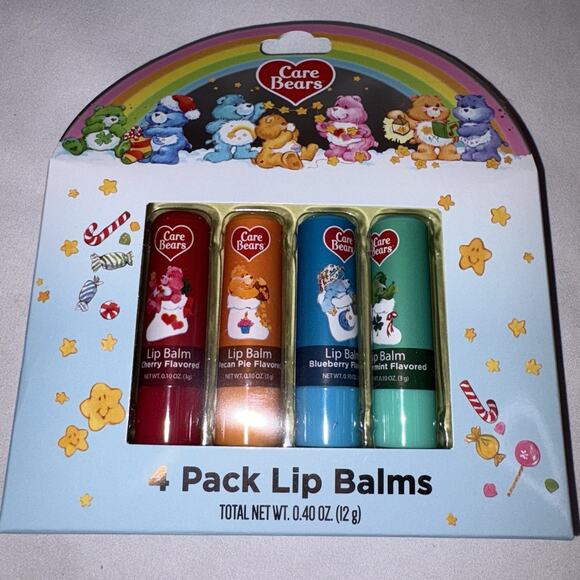 Care Bears Bundle: Lip Balm Set of 4, Wooden Shelf Sign AND String Lights NEW - Picture 8 of 9